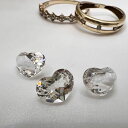 クォーツ ハートシェイプ 8mm×6mm×5mm W77880658-27♪ 天然石 ルース 宝石 ジェム 裸石 パワーストーン アクセサリーパーツ インテリア おしゃれ ナチュラル カフェ リゾート ホテルライク トライバル