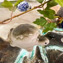 陶器の浮き玉(亀さん)♪ 置き物 オブジェ 玄関 ガーデニング 睡蓮鉢 金魚鉢 水槽 インテリア おしゃれ ナチュラル カフェ リゾート ホテルライク トライバル