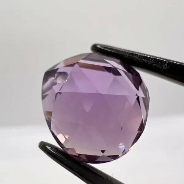 アメジスト 12mm Wカット ドロップ W77880444♪ 天然石 ルース 宝石 ジェム 裸石 パワーストーン アクセサリーパーツ