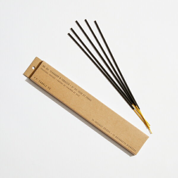 ＼スタートキャンペーンでP10倍／ PFキャンドル P.F.Candle Co Incense 04_Teakwood&Tobacco 15本【メーカー認定オンラインストア】