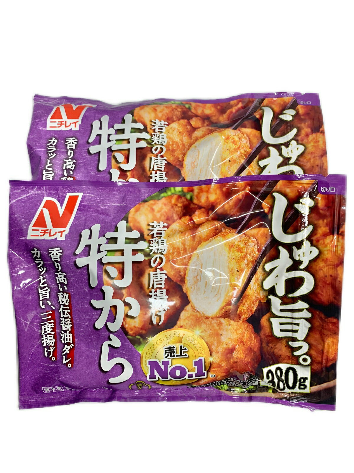 唐揚げ セット 若鶏の唐揚げ ニチレイ 特から 380g2袋 冷凍