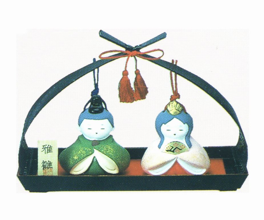 楽天市場】土鈴雛人形（工芸品・民芸品｜アート・美術品・骨董品・民芸