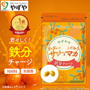 【やずや公式】鉄分 サジー サプリ (約1ヵ月分) 国産 マカ ぎゅぎゅっとサジーとこだわりマカ 鉄分チャージ 200mg球×62球入り