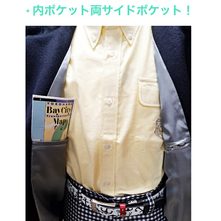 37-6181DE（XL）メンズ T,Kバージョン刺繍入り幻のマリンジャケットです。30年前の横浜のPコートです。お腹のスキッパーポケットに手を入れて襟を立ててバーボンストリートに消えて行く日本仕立ての高級感あるジャケットです。