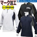 野球 ソフトボール マーク加工可能 mizuno 野球 ウェア 長袖 トレーニングジャケット ハーフジップ 12JE9J02 ユニセックス 刺繍 一般 大人用 ...