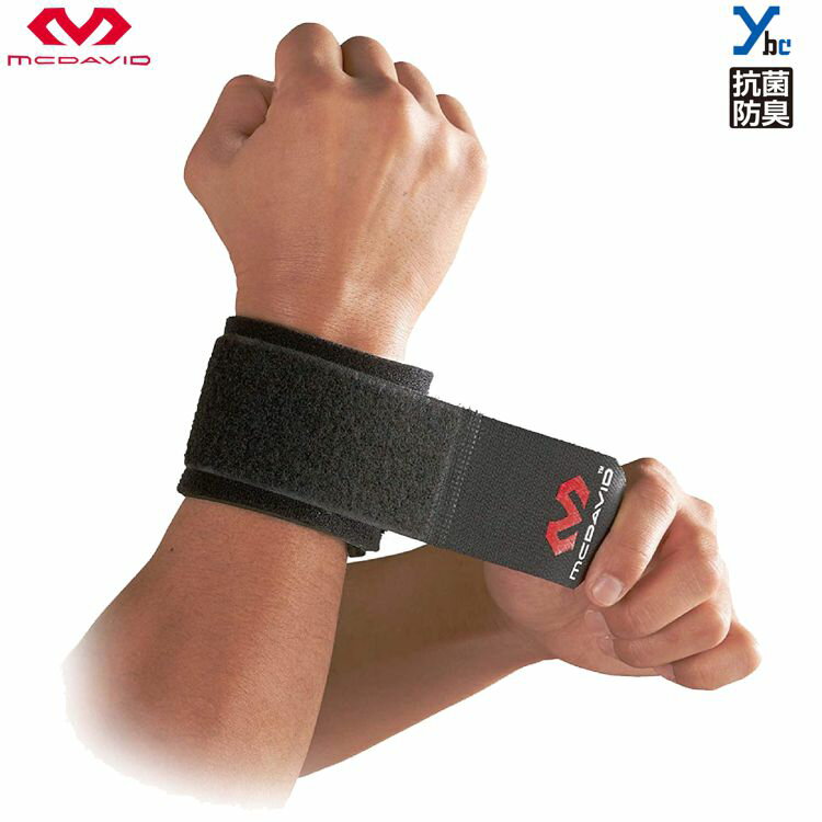 手首全体を自在に圧迫サポート(ラップタイプ) ■サイズ：フリーサイズ(手首周り〜18cm) ■カラー：ブラック(BK) ■ラップタイプ(巻きつけ式)なので 圧迫の強弱やフィット感を自在に調節可能 ■アジャスタブル ストラップが手首の動きを制御し、 負担を軽減 メーカー希望小売価格はメーカーカタログに基づいて掲載しています