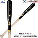 【レーザーネーム加工 硬式バット TN型】ミズノ MIZUNO 野球 木製 メイプル 1CJWH17611 プロフェッショナル BFJマーク 85cm 記念品 プレゼント ybc 2020 プレゼント