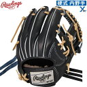 【刺繍対応】ローリングス 硬式グローブ 内野手用 右投げ HOH PREMIUM GH5HPN6X 11.2インチ 高校野球対応 野球グローブ 硬式用グラブ ybc 2025