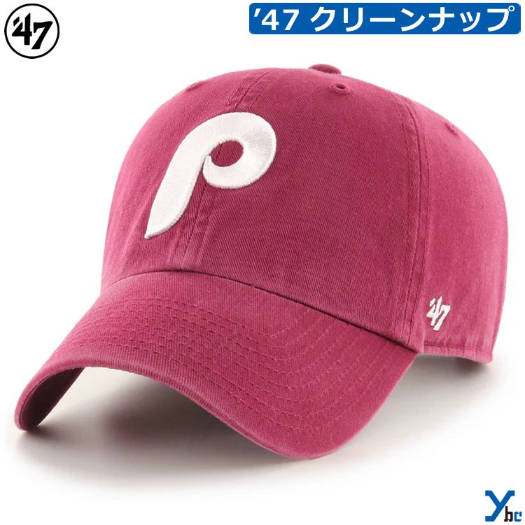 47 フィリーズ キャップ PHILLIES '47 CLEAN UP コットン おしゃれ 帽子 国内正規品 MLB 14751090 ybc
