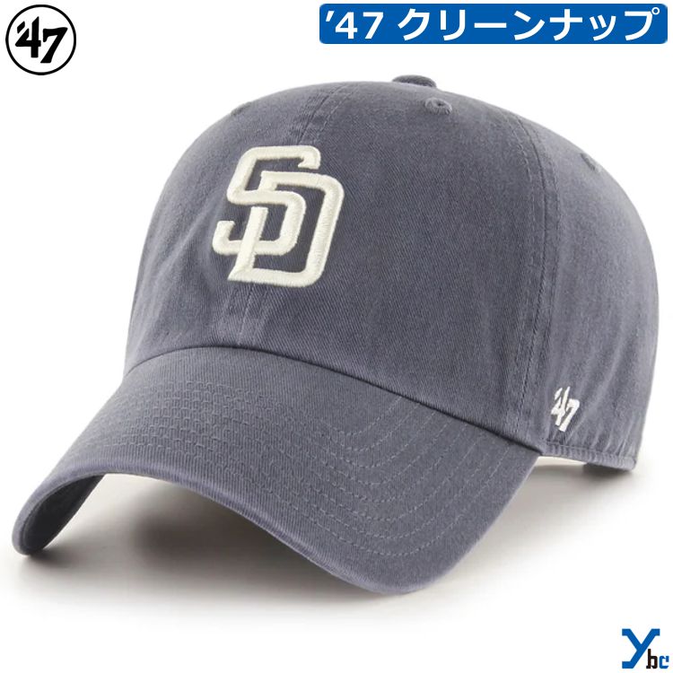 楽天ベースボールショップybc47 パドレス キャップ PADRES '47 CLEAN UP コットン おしゃれ 帽子 国内正規品 MLB 14751151 ybc