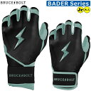 【ブルースボルト バッティング手袋】 野球 バッティンググローブ バッテ BRUCEBOLT メンズ 大人用 MLB メジャー ロングカフ ショートカフ かみなり カミナリ ybc(4)
