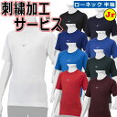 野球 アンダーシャツ 半袖 ジュニア ミズノ 少年 ローネック 刺繍 ルーズフィット 12JAAP52 ウェア ybc プレゼント