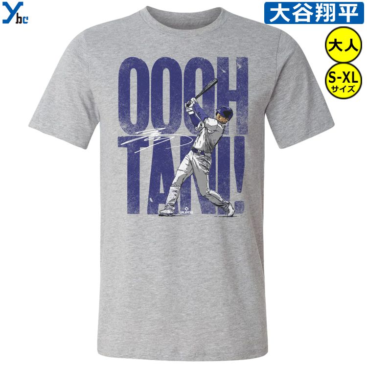  MLB ロサンゼルス ロサンジェルス ドジャース LA Los Angeles Dodgers Shohei Ohtani 500LEVEL コットン 半袖 丸首 大人 ybc