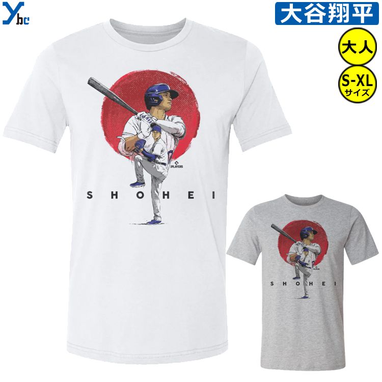 【ドジャース 大谷翔平 Tシャツ】 MLB ロサンゼルス ロサンジェルス ドジャース LA Los Angeles Dodgers Shohei Ohtani 500LEVEL コットン 半袖 丸首 大人 ybcのサムネイル