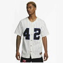 商品名 【ジャッキーロビンソン ナイキ】 NIKE ユニフォーム Jackie Robinson MLB 42 ピンストライプ ジャージ ホワイト ドジャース ブルックリン dv9249-121 ybc カラー ・ホワイト 実物に近いカラーになるよう注意を払っておりますが お客様のモニターや使用環境により、 商品の色味が異なって見える場合がございます。 予めご了承下さい。 仕様/詳細 ■メーカー NIKE/ナイキ ■カラー ・ホワイト ■サイズ ・Sサイズ ・Mサイズ ・Lサイズ ・XLサイズ ※モデルは185cmでMサイズを着用しています。 ■素材 コットン98%/スパンデックス2％ ■詳細 ・スタンダードフィット/リラックスした着心地 ・刺繍仕様のパッチとスウォッシュ ・ボタン仕様/半袖 ・2023年ジャッキーロビンソンデーモデル ・背中にCHANGE THE WORLDの文字 ※ご注文前に必ずお読み下さい※ 【注意事項】 ・当店の掲載商品は、複数のショピングサイトと 　実店舗でも同時販売している為 　同タイミングのご注文があった場合 　商品がまれに欠品する場合がございます。 ・在庫は定期的に更新しておりますが 　表記在庫が100%ではございません。 ・限定商品以外の在庫欠品の際は 　メーカーお取り寄せとなりお届けにまで 　お日にちを頂く場合がございます。 　また、メーカー欠品・廃盤等により 　ご用意できない場合もございます。 　その際はお知らせ致しますので 　ご了承くださいます様お願い致します。 ・新品未使用品でございますが 　商品自体の作りに個体差があったり 　縫製の粗さ・糸のほつれ・汚れ・スレ等の 　雑な部分があったり、外箱・内箱がある 　場合には輸送時につく 　多少の汚れ・スレ・傷み 　破れ等があることがございます。 ・沖縄県・離島に限り、送料無料となる金額が 　異なりますのでご了承ください。 メーカー希望小売価格はメーカーカタログに基づいて掲載しています