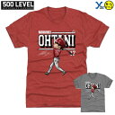 大谷翔平 Tシャツ MLB 500level Ohtani Shohei エンジェルス Angels イラスト 半袖 大人 一般 ユニセックス 野球 アメリカ直輸入 ybc