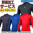 野球 アンダーシャツ 長袖 ハイネックジュニア ミズノ バイオギア 刺繍 少年用 12JABC50 ストレッチ性 吸汗性 速乾性 ybc ウェア 2024 プレ...