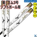 野球 【カスタマイズ 3号革・ゴムボール兼用】 ミズノ mizuno ミズノプロ ソフトボール用バット カーボンバット エックス02 1CJFS112 大人用 一般用 オリジナル ギア トップバランス ミドルバランス トップバランス 2024 ybc プレゼント