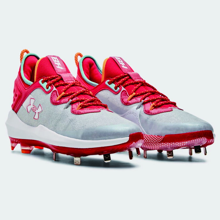 【アンダーアーマー 金具スパイク】 野球 スパイク Under Armour ハーパー8 ローカット UA Harper 8 Low ST Baseball C...