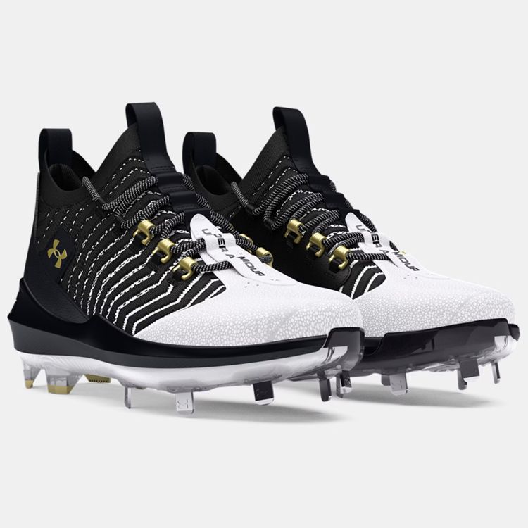 【アンダーアーマー 金具スパイク】 野球 スパイク Under Armour ハーパー9 ミドルカット UA Harper 9 Pro ST Baseball ...