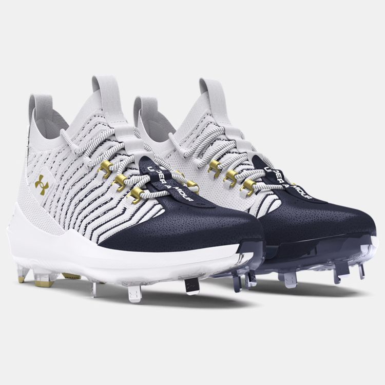 【アンダーアーマー 金具スパイク】 野球 スパイク Under Armour ハーパー9 ミドルカット UA Harper 9 Pro ST Baseball ...