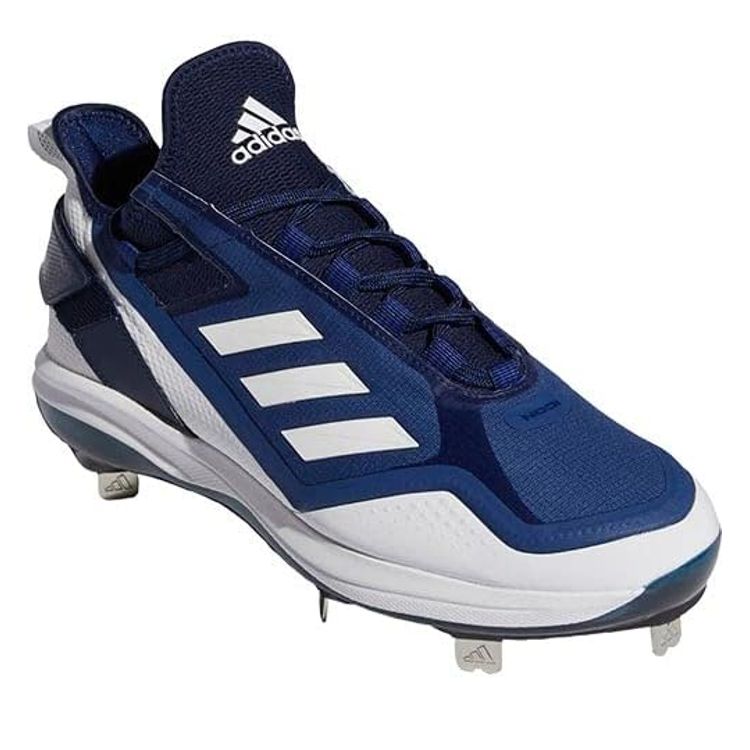 アディダス adidas 野球 スパイク 金具スパイク メンズ ネイビー 大人用 一般用 ベースボールシューズ カラースパイク アメリカ直輸入 Icon 7 B...