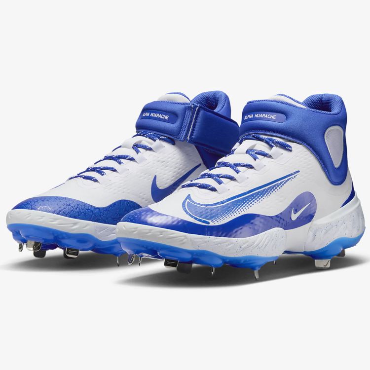 【ナイキ 金具スパイク】 野球 スパイク カラースパイク ミドルカット 大人用 一般用 メンズ Alpha Huarache Elite 4 Mid FD274...