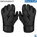 【ブルースボルト ショートカフ バッティング手袋】 野球 バッティンググローブ バッテ BRUCEBOLT メンズ 大人用 ヌートバー ybc プレゼント