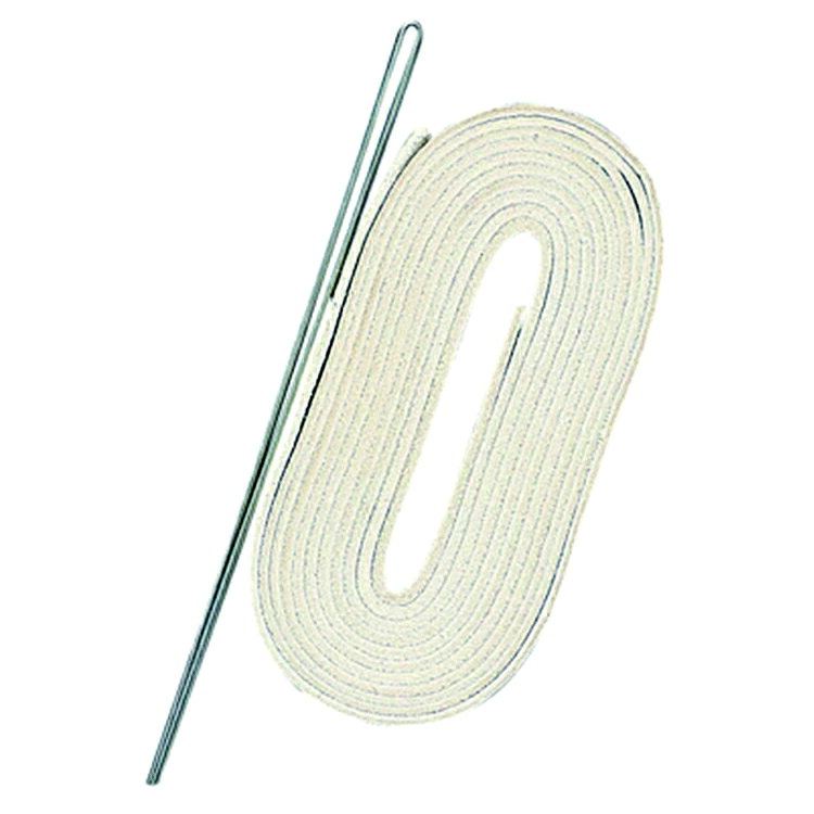 グラブ修理紐 ●素材 牛革 ●サイズ 200cm ●カラー ホワイト ●付属品 ニーズル付属