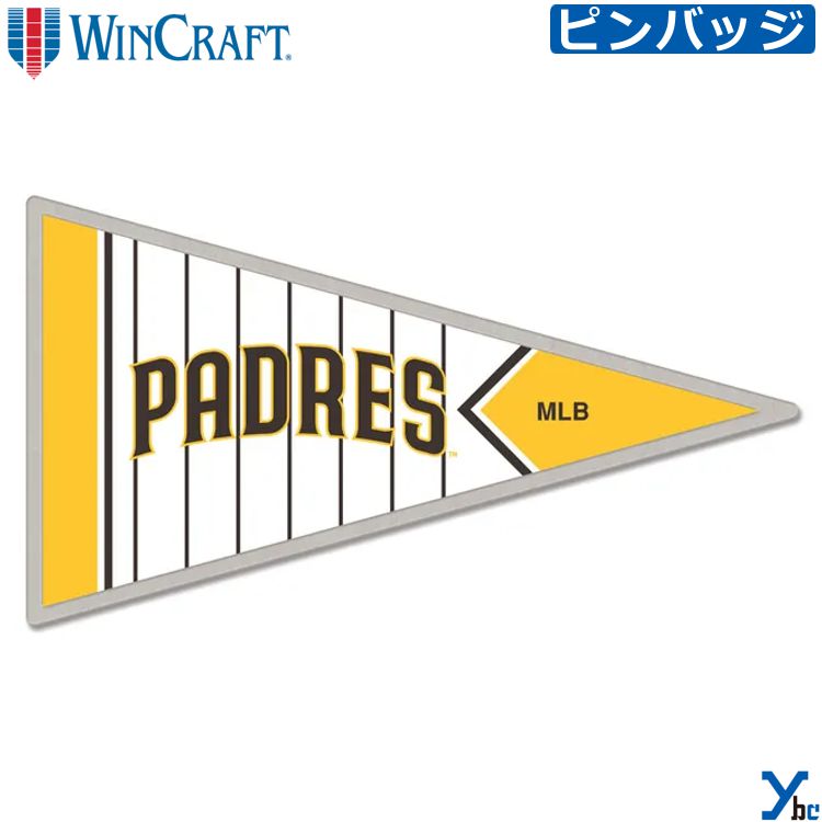 MLB ピンバッチ サンディエゴ・パドレス San Diego Padres 公式 野球 グッズ コレクション ピンバッジ パドレス ybc