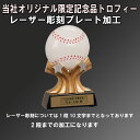 野球記念品 オリジナル 限定 記念品 トロフィー 野球バージョン レーザー彫刻 プレート加工込み