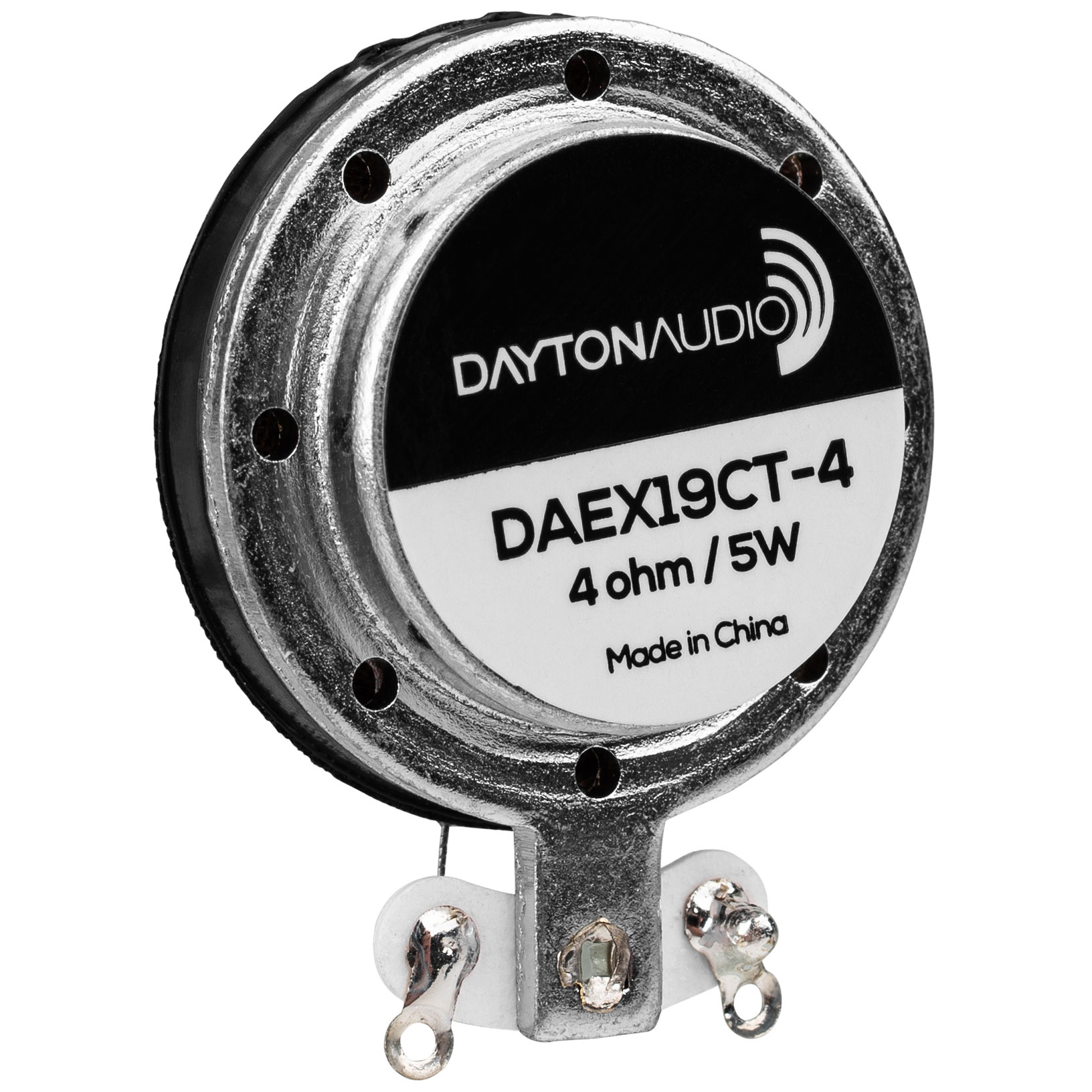 Dayton Audio DAEX19CT-4 スピーカーユニット 1.9cm コインタイプ エキサイター 5W 4Ω（振動スピーカー）