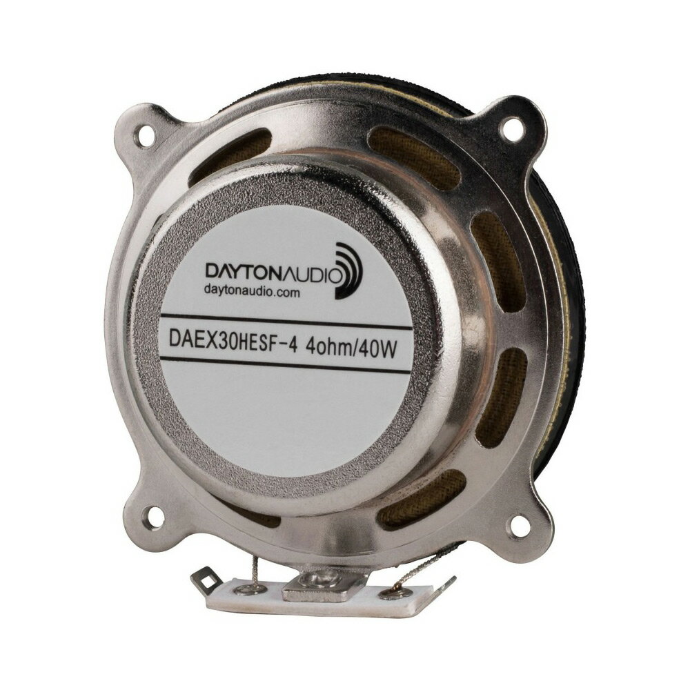 Dayton Audio DAEX30HESF-4 スピーカーユニット 3cm 高能率 シールドタイプ エキサイター 40W 4Ω Dayton Audioのエキサイター シリーズ！ ※表示価格は、商品「1個」のお値段です。 6