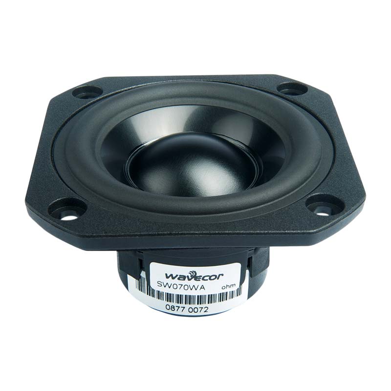 (ペア販売)Wavecor SW070WA01 スピーカーユニット　7cm アルミコーン サブウーファー 4Ω [ペア]