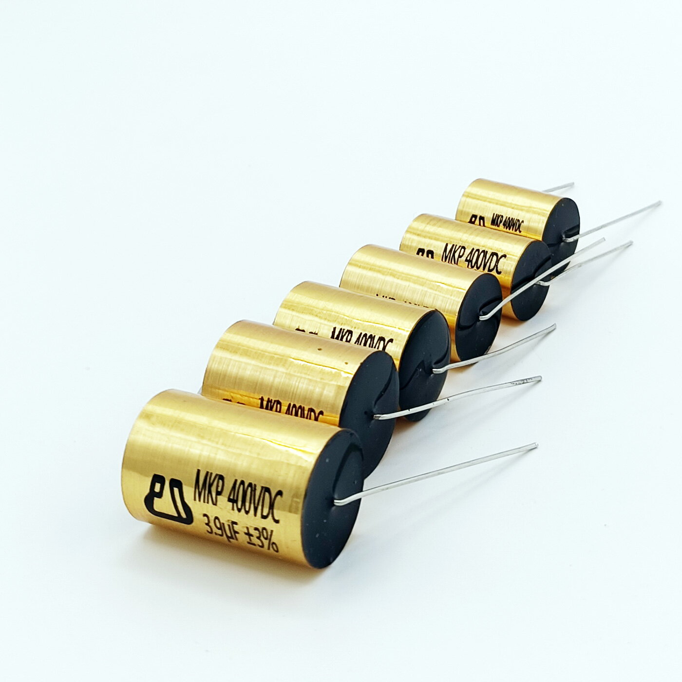 [PC11] Pan Ocean メタライズド ポリプロピレン フィルムコンデンサ「400V」3.3μF（2個セット）