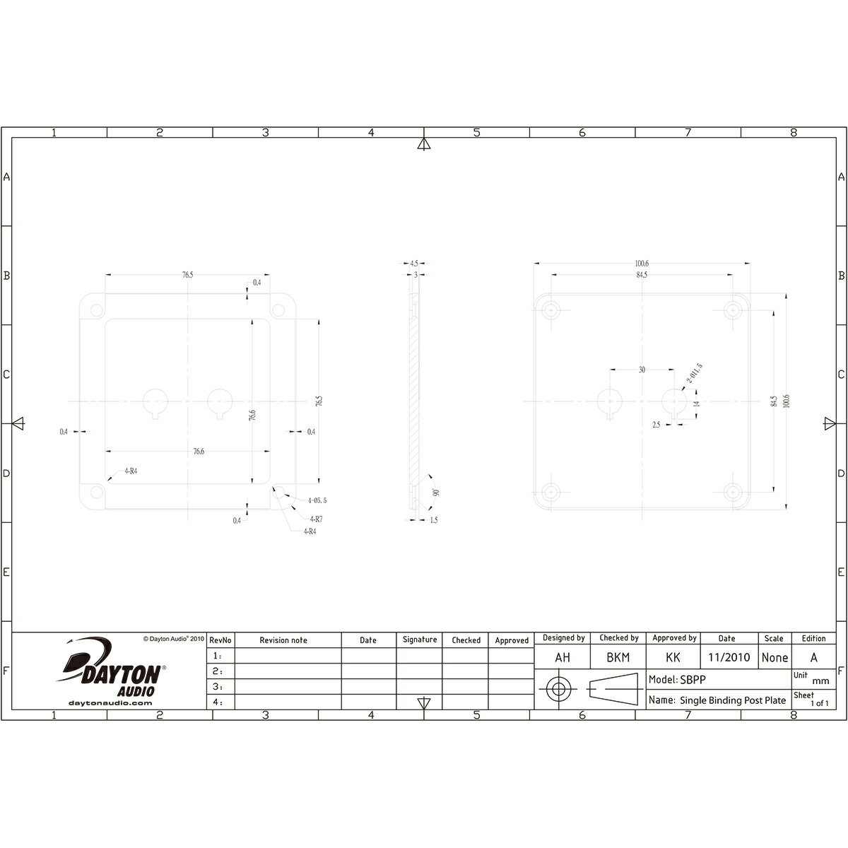 Dayton Audio SBPP-SI �����ߥʥ�ץ졼�ȡ�S�� ����С�