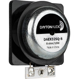 Dayton Audio DAEX32SQ-8 スピーカーユニット 3.2cm スクエアフレーム エキサイター 10W 8Ω