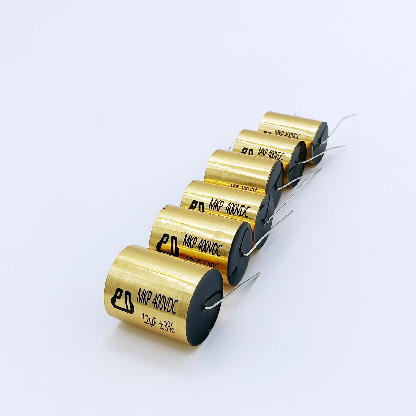 [PC14] Pan Ocean メタライズド ポリプロピレン フィルムコンデンサ「400V」5.6μF（2個セット）