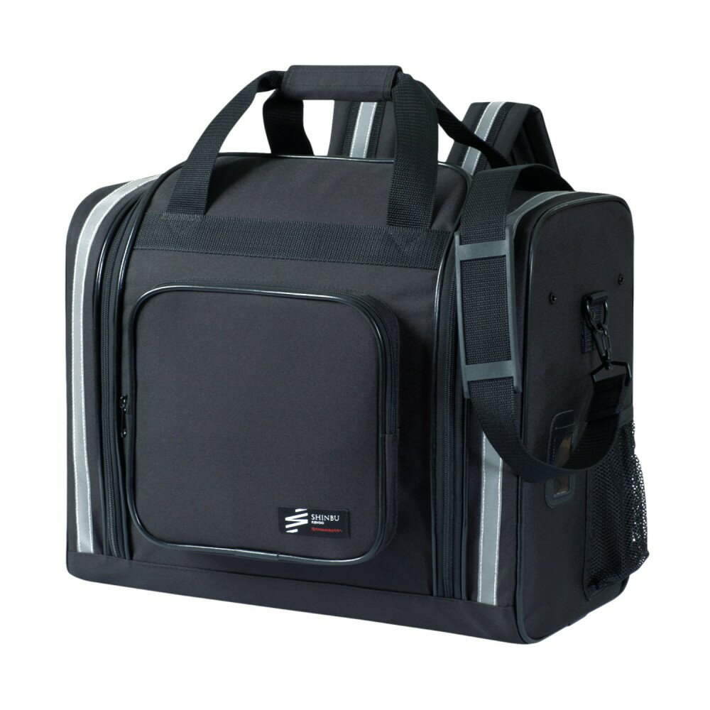 少年用リュック 手持ち、肩掛に加え、背負い紐によって背負うことも可能な少年用リュックです。反射板..