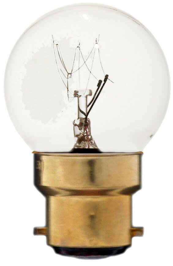 ボールランプ G40(海外口金)G40 B22D 100/110V-40W(C)