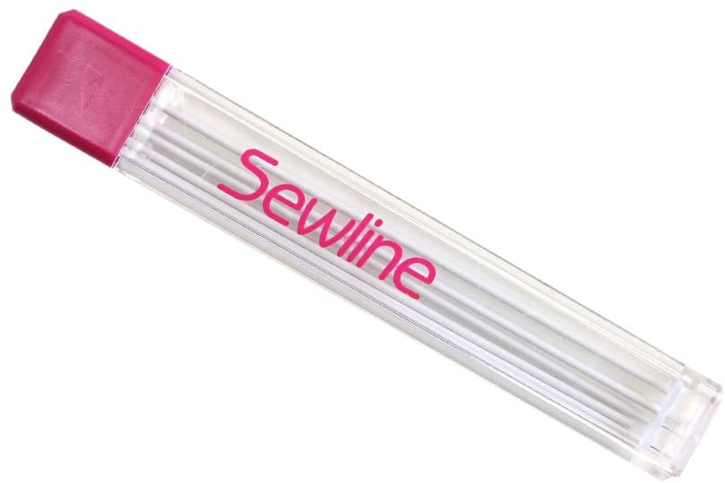 【送料無料】Sewline ソーラインシャープペンシル専用替芯 白 6本入り