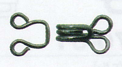 【送料無料】スプリングホック　小　黒（黒ニッケル）　ソーイング ピン・前カン（ホック）