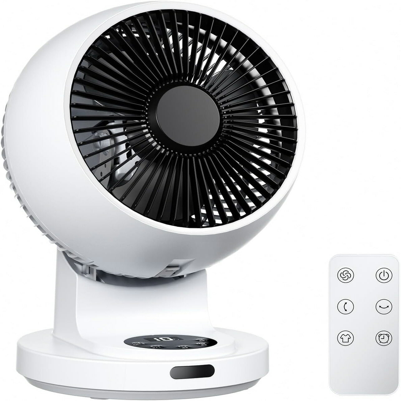 【分解丸洗い・360°強風・節電】サーキュレーター 静音 上下左右 首振り dcモーター 1-12時間入/切タイマー 11段階風量調節 リモコン付き 小型 扇風機 梅雨対策 猛暑対策 省エネ メモリー機能 換気/空気循環/部屋干し 除湿 衣類乾燥 冷房/暖房 18畳対応 PSE認証