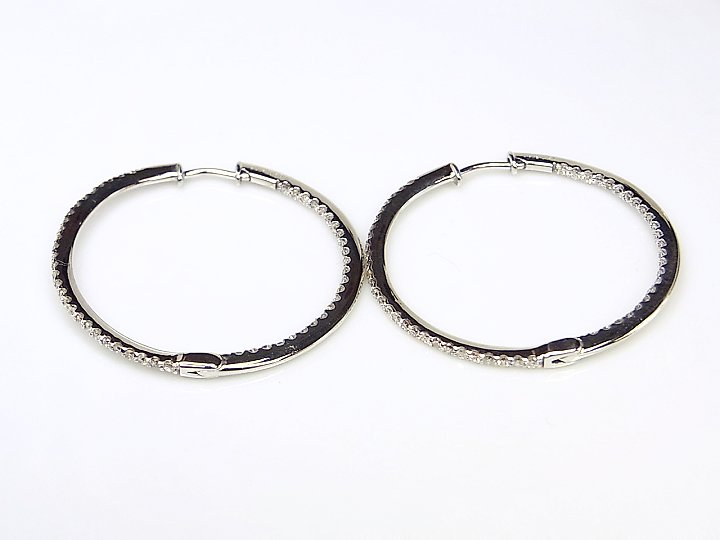 延長・ 20％OFF！297000円⇒237600円に！ 全周ダイヤモンドが煌めく！合計1カラット・大きめ直径約3.5センチフー ycollection-10001441 拘りジュエリーSHOP Yコレクション サンプル画像2