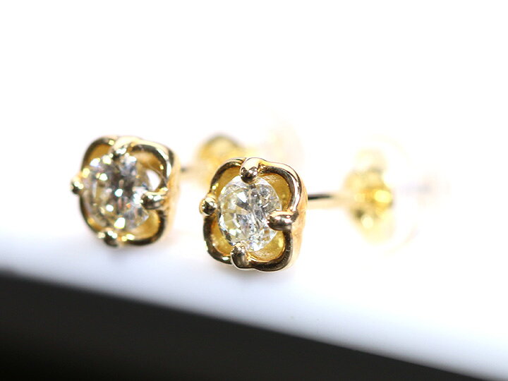 一粒ダイヤモンド合計0.2ct フラワーデザイ...の紹介画像2