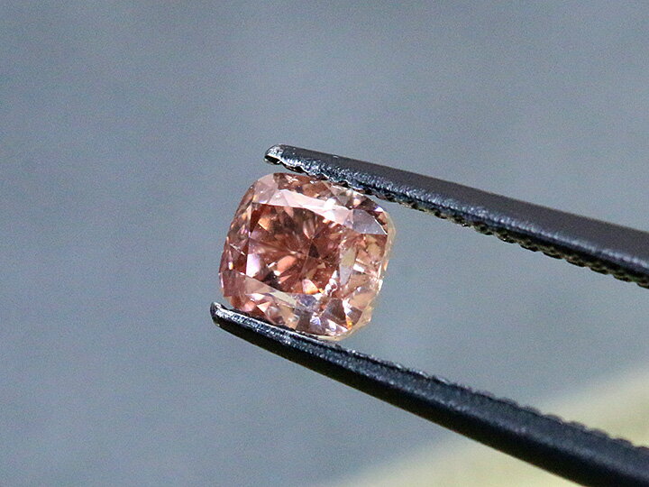 ピンクダイヤモンド 0.242ct ルース 裸石 ソーティング付き FANCY DEEP ORANGY PINK SI2 1点もの/Ycollectionワイコレクション/送料無料