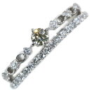 ダイヤモンド 0.40カラット PT900 プラチナ900 リング・指輪 重ねつけ風2連デザイン 受注品 /Ycollectionワイコレクション/送料無料