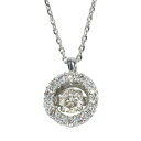 ダイヤモンド 0.30カラット ダイヤモンド 0.20カラット PT900(トップ)/PT850(チェーン) プラチナ ペンダントネックレス ダンシングストーン 揺れてきらめく 1点もの /Ycollectionワイコレクション/送料無料