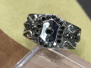 メンズリング ブラックダイヤモンド0.85ct PT900 プラチナ リング 指輪 18グラム超えの迫力 受注品/送料無料