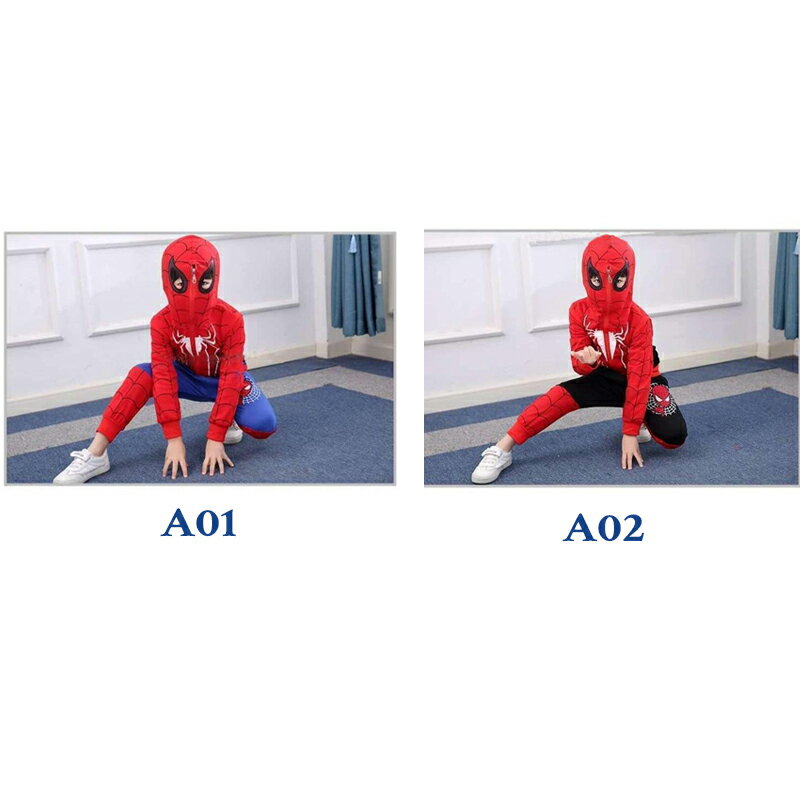 3点セット子供服 スパイダーマンパーカー 男の...の紹介画像2